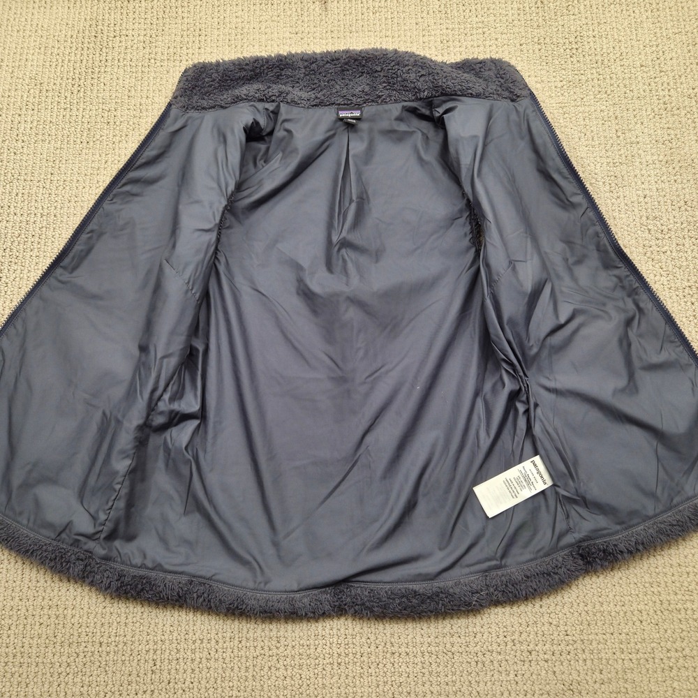 Patagonia Womens Los Gatos Fleece Vest Dark Gray Size Medium Full Zip - Picture 3 of 8